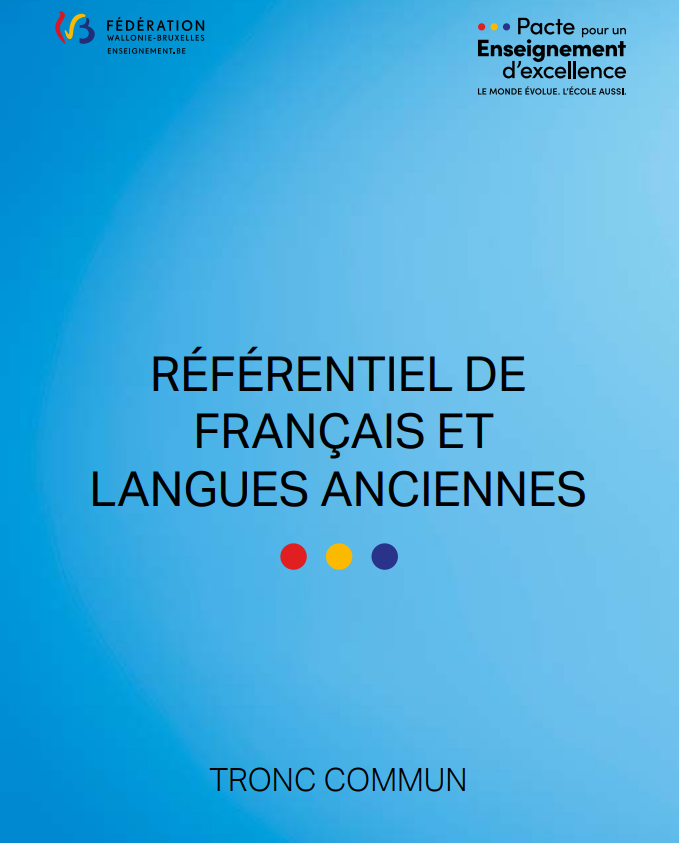 Référentiel de français et langues anciennes - tronc commun