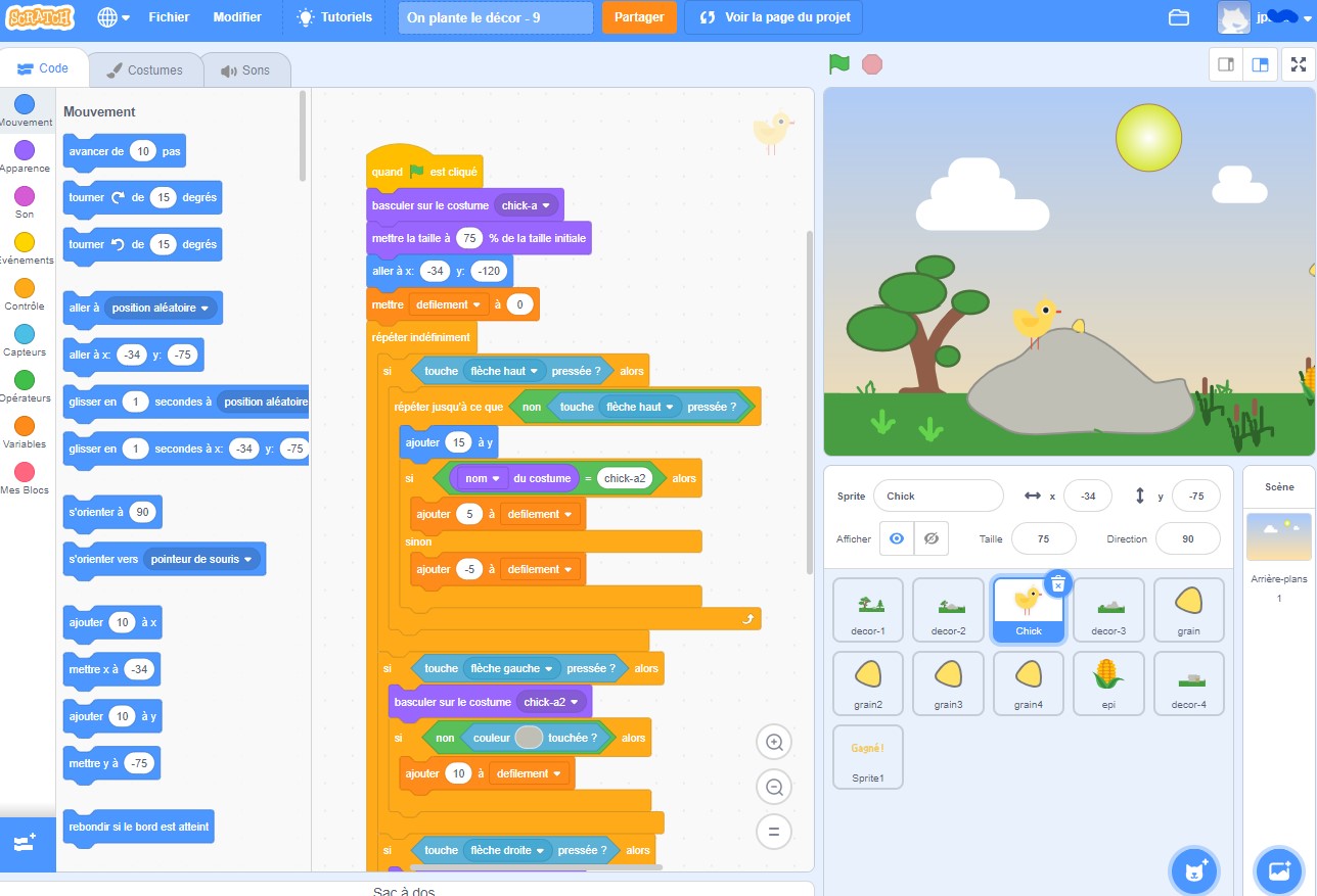 Apprendre à programmer avec Scratch, des cartes et des tutoriels