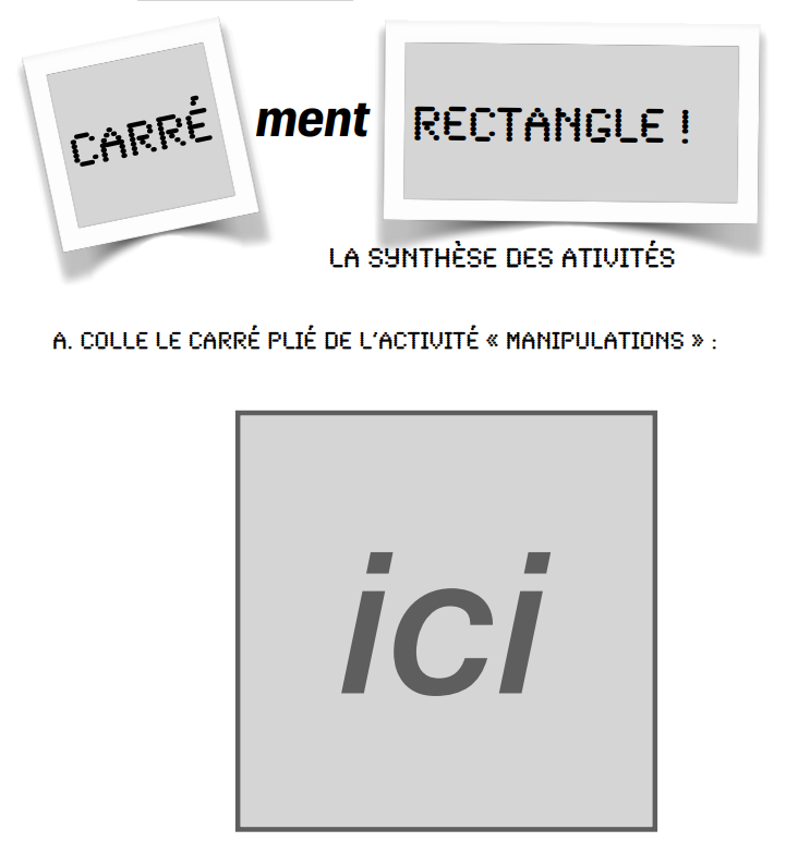 Carré ment rectangle !