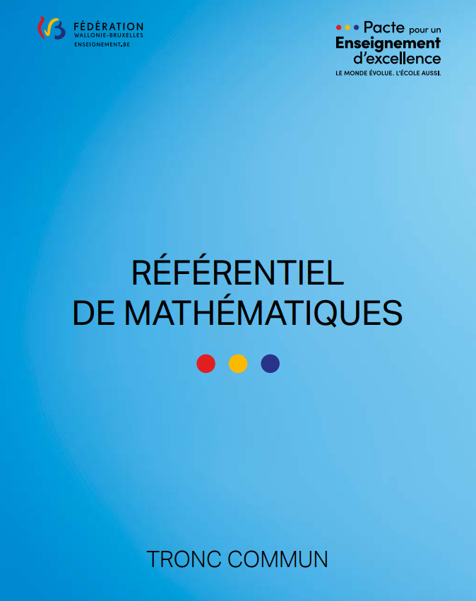 Référentiel de Mathématiques + tableaux synoptiques