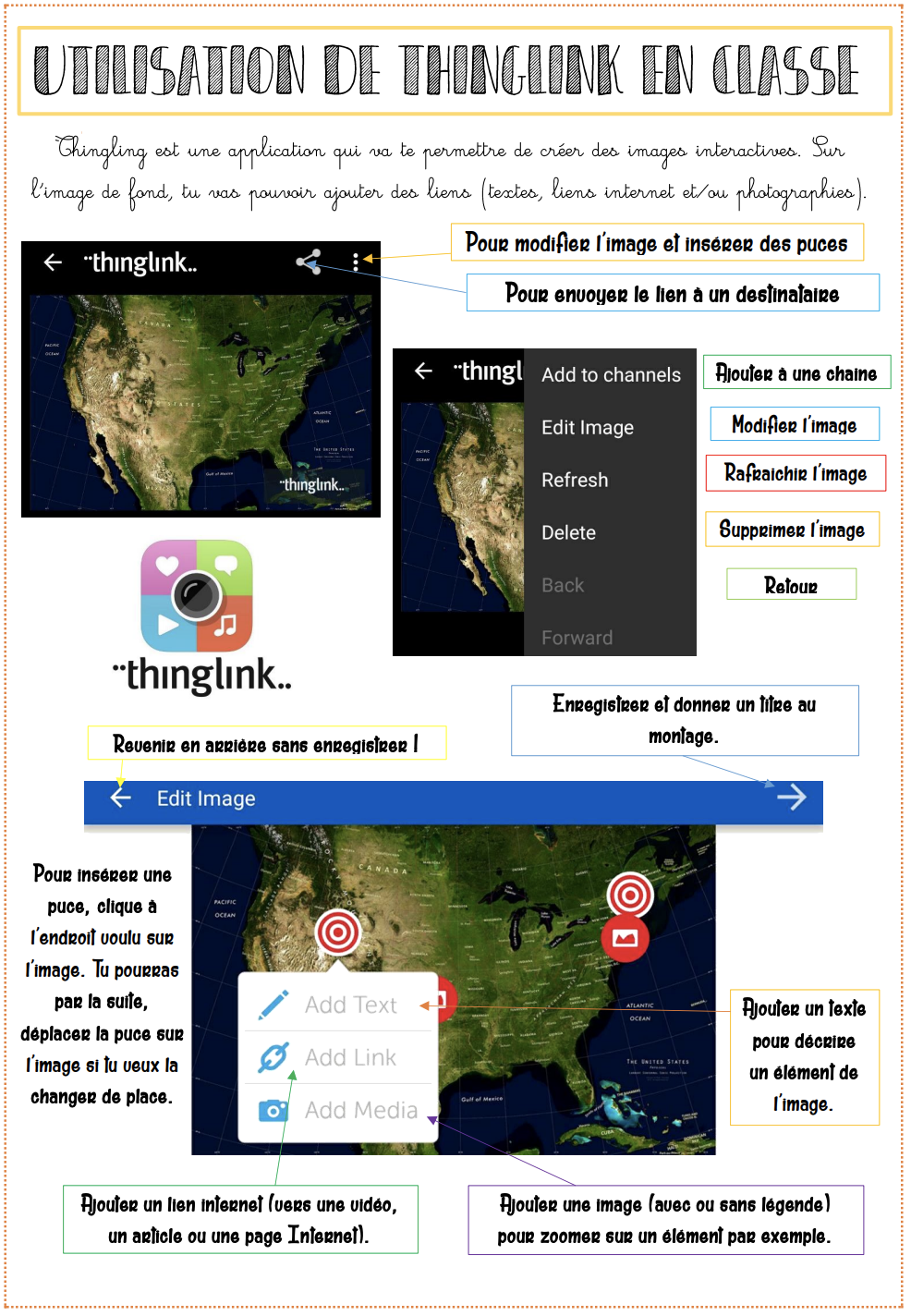 Thinglink : app d'annotation d'images