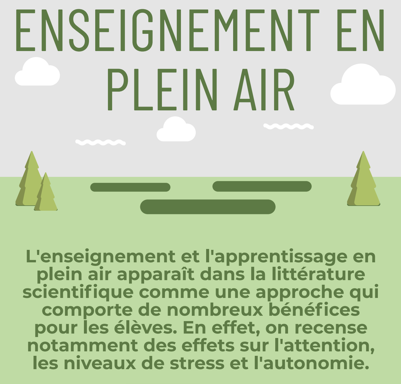 Enseigner en plein air : dossier thématique