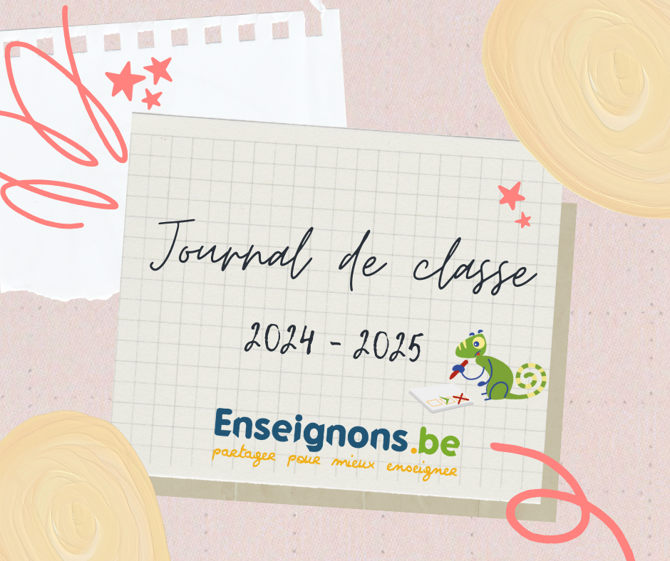 Journal de classe 20242025 Enseignons.be