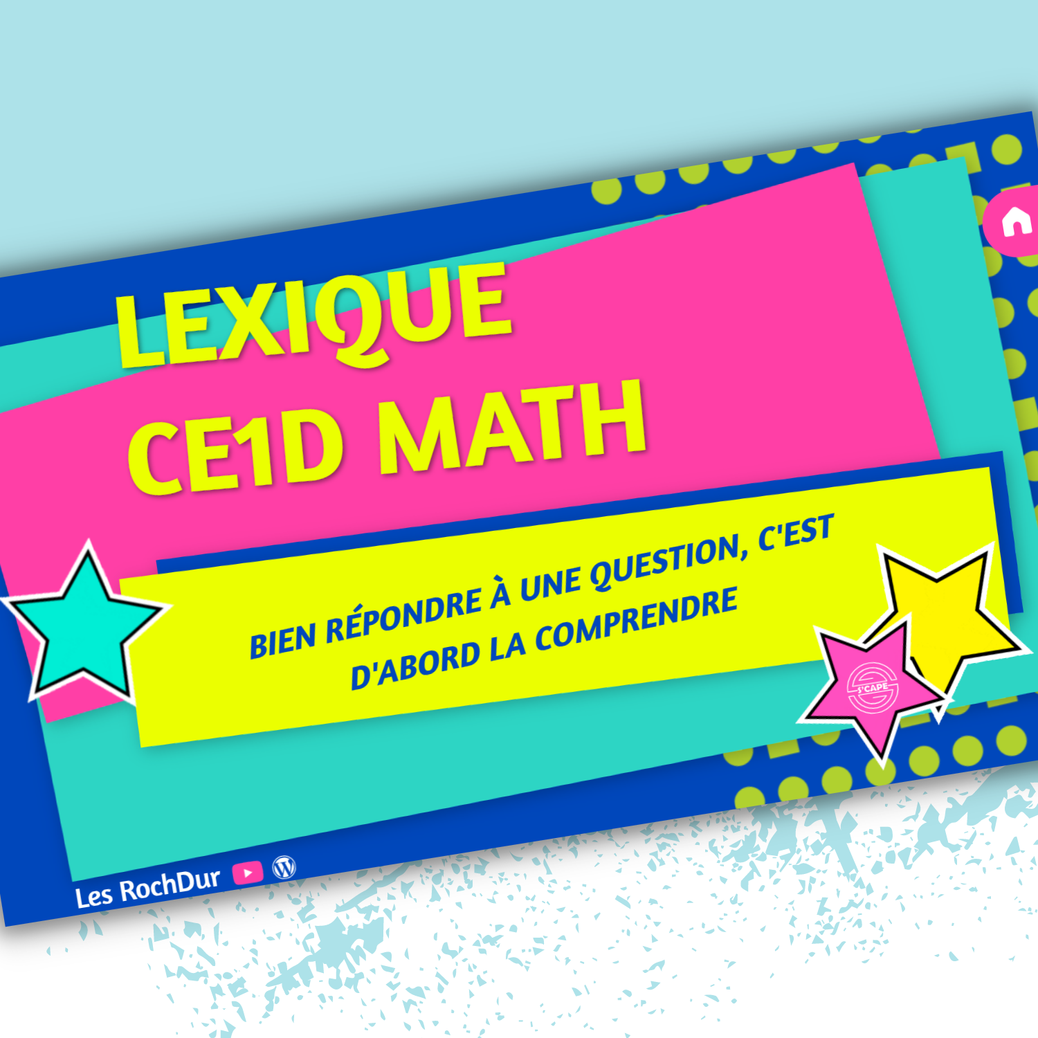 Lexique CE1D Mathématiques et ses jeux