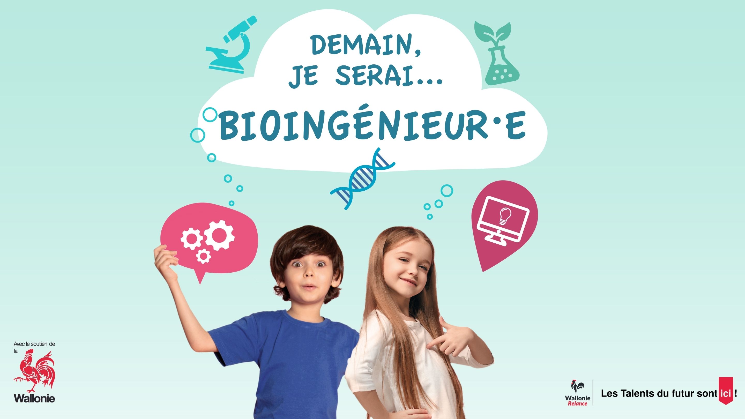 Capsule vidéo didactique sur le métier de bioingénieur accompagnée d'une fiche de compréhension à l'audition et d'un dossier pédagogique