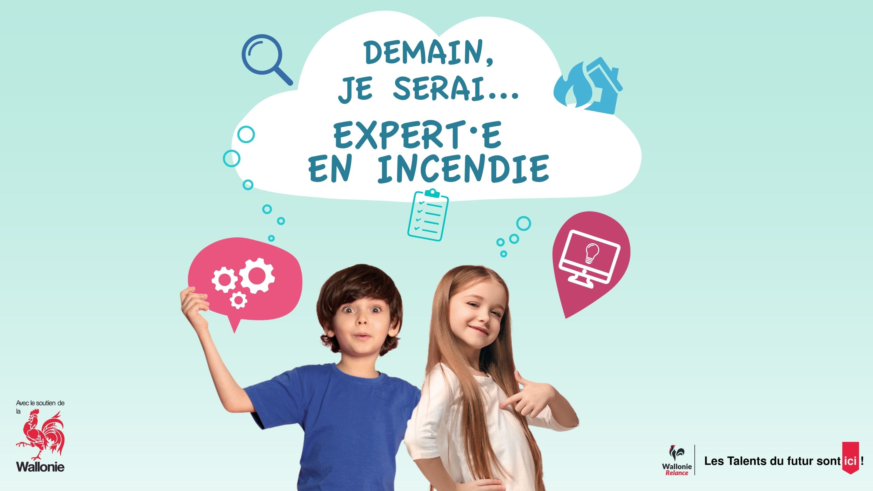 Capsule vidéo didactique sur le métier d'expert en incendie accompagnée d'une fiche de compréhension à l'audition et d'un dossier pédagogique