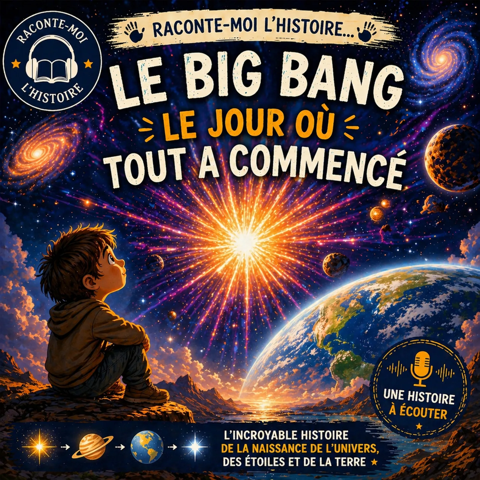 Podcast audio : découvrir le Big Bang et la naissance de l’Univers