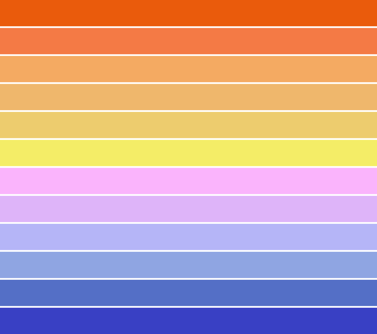 Couleurs chaudes et froides