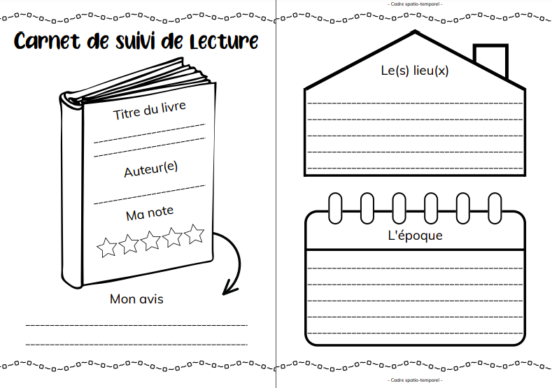 Fiche de suivi de lecture