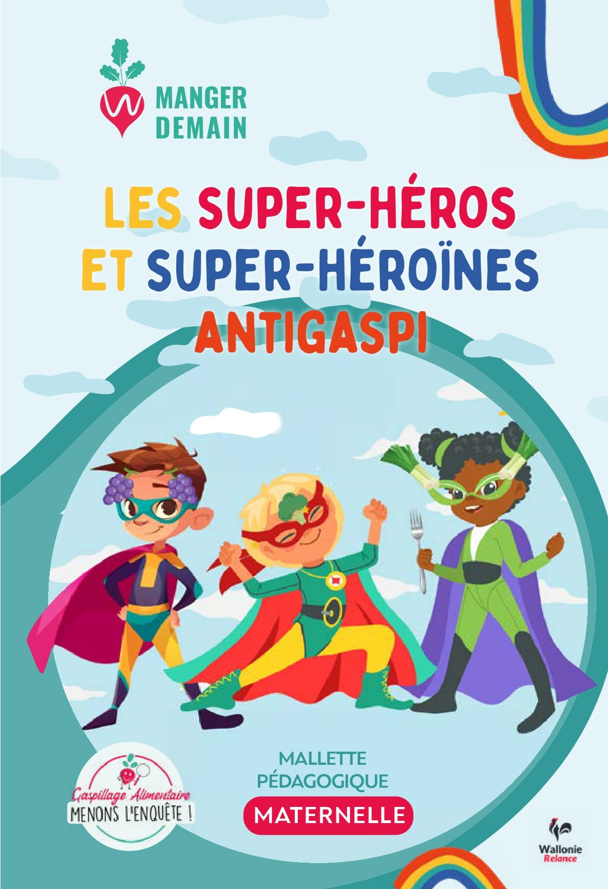 Mallette pédagogique antigaspi : Les super-héros et super-héroïnes antigaspi