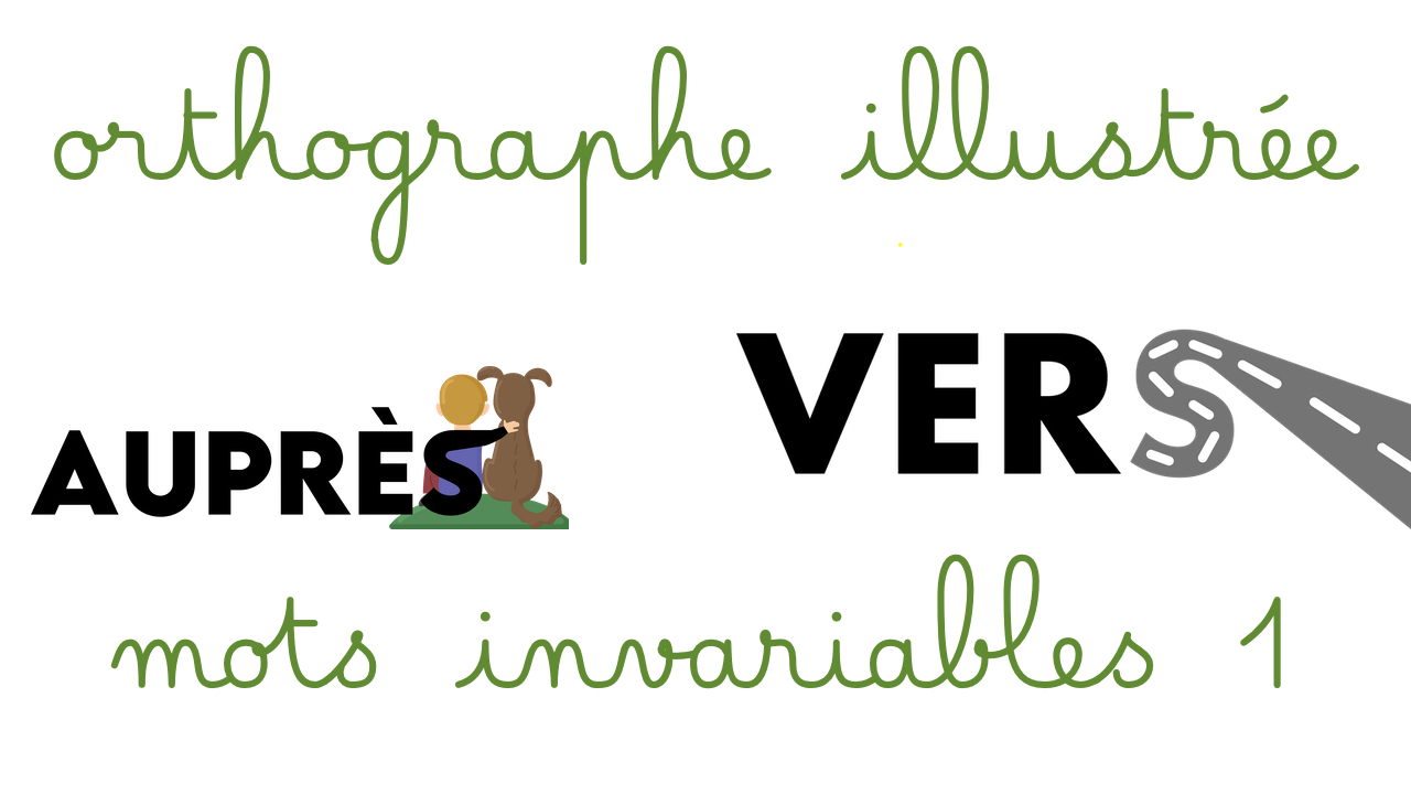 Vidéo : Mémoriser l'orthographe des mots invariables avec l'orthographe illustrée.