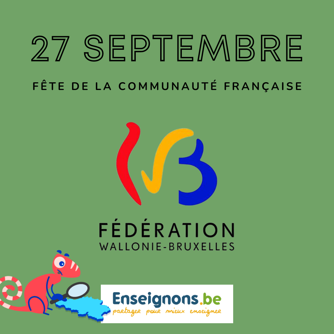 Le 27 septembre, fête de la  Fédération Wallonie-Bruxelles