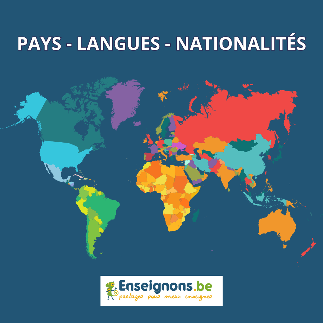 Landen, nationaliteiten en talen