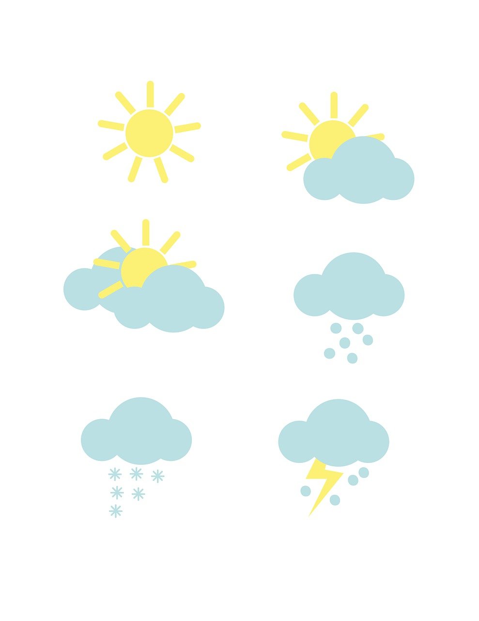 Calendrier météo